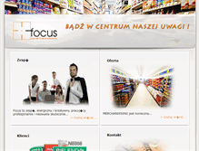 Tablet Screenshot of focus-pos.pl